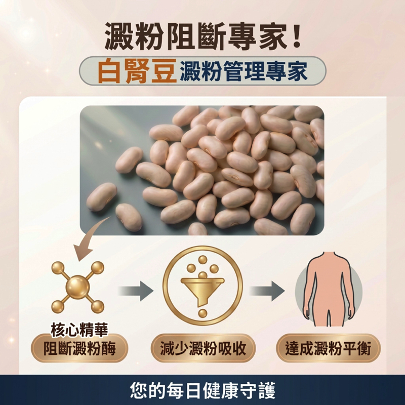 白腎豆Plus+ 0.5G*30入/袋:圖片 3
