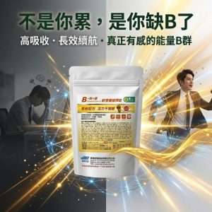 B群雙層緩釋錠520mg*30入/包